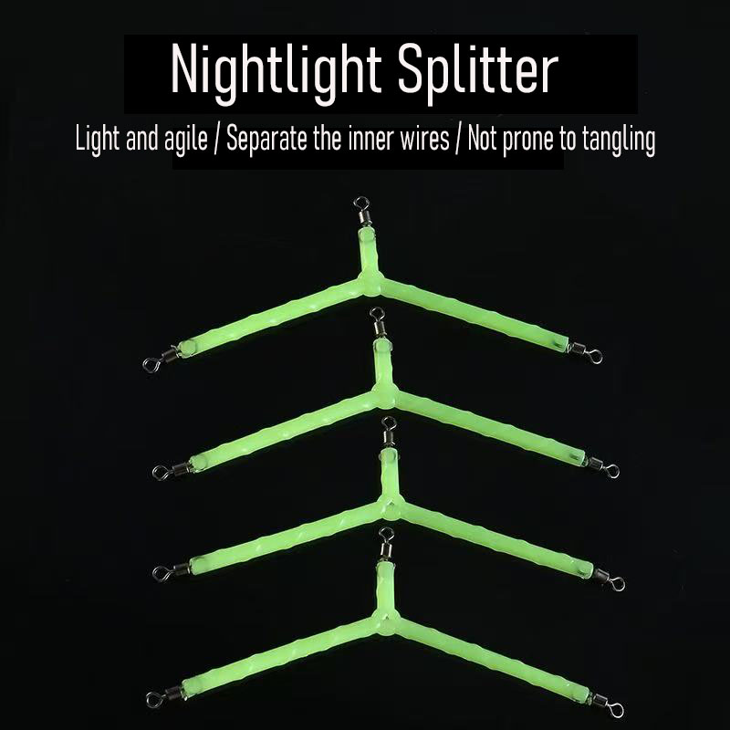 Fishing Equipment Cheap - Luminous Stainless Steel Splitter, Line Divider,