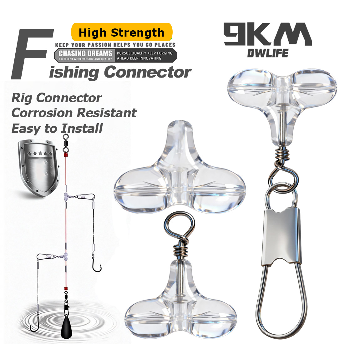 Fishing Equipment Cheap - 9KM T Shape Fishing Cross Beads