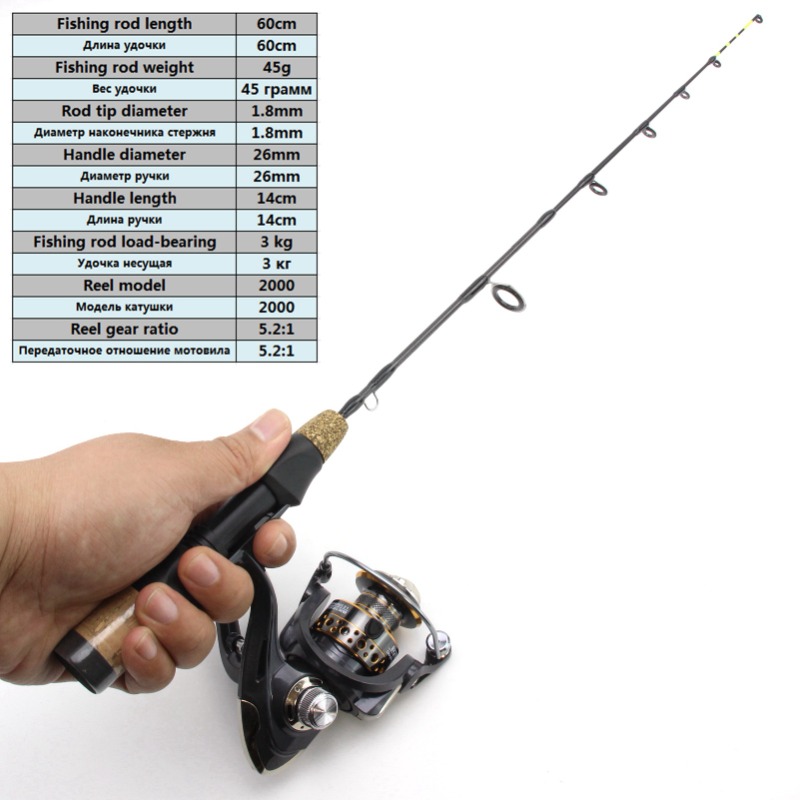 60cm 2 Tips Rod Reel Combos Wi - Ice Fishing Tip Up review and price