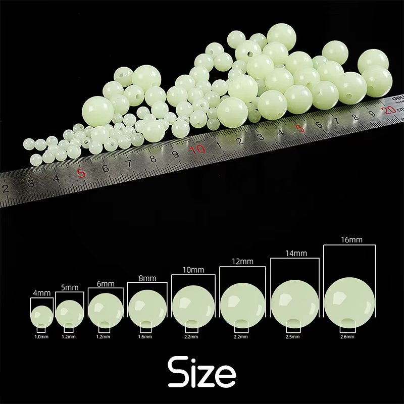 100pcs/bag Luminous Beads 4mm  - Fishing Equipment Bag review and price
