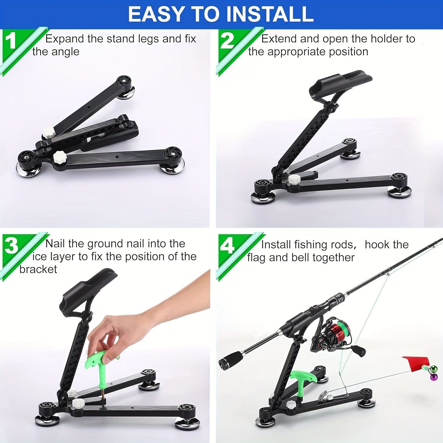 Ice Fishing Rod Holder Adjusta - Ice Fishing Tip Up review and price