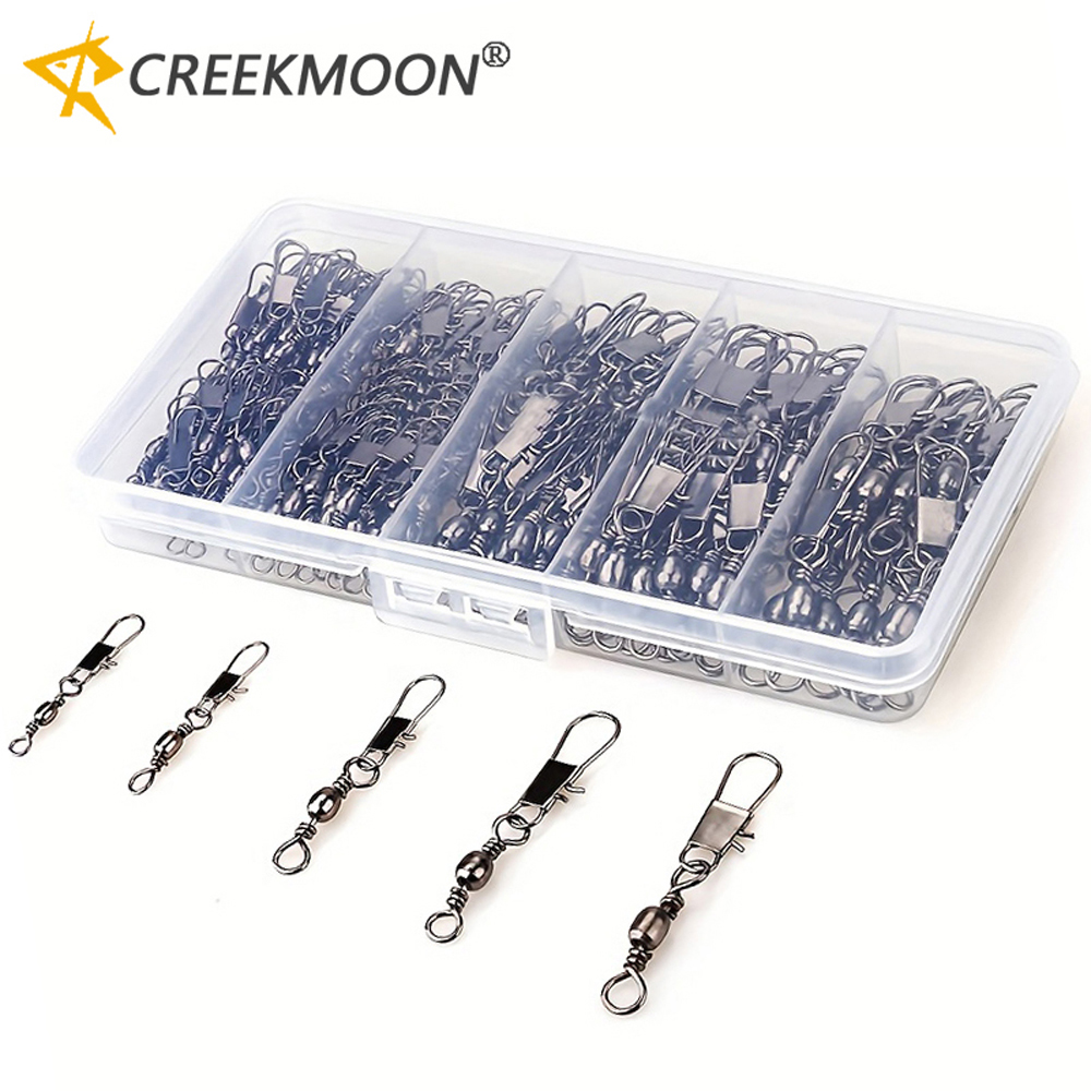 100Pcs/Lot 4#6#8#10#12# Swivel - Fishing Equipment Cheap review and price