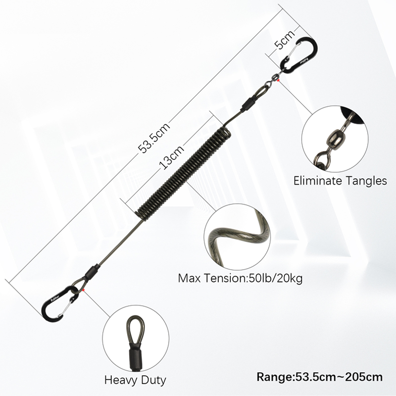 fishing tools Coiled Lanyards  - Fishing Equipment Cheap review and price