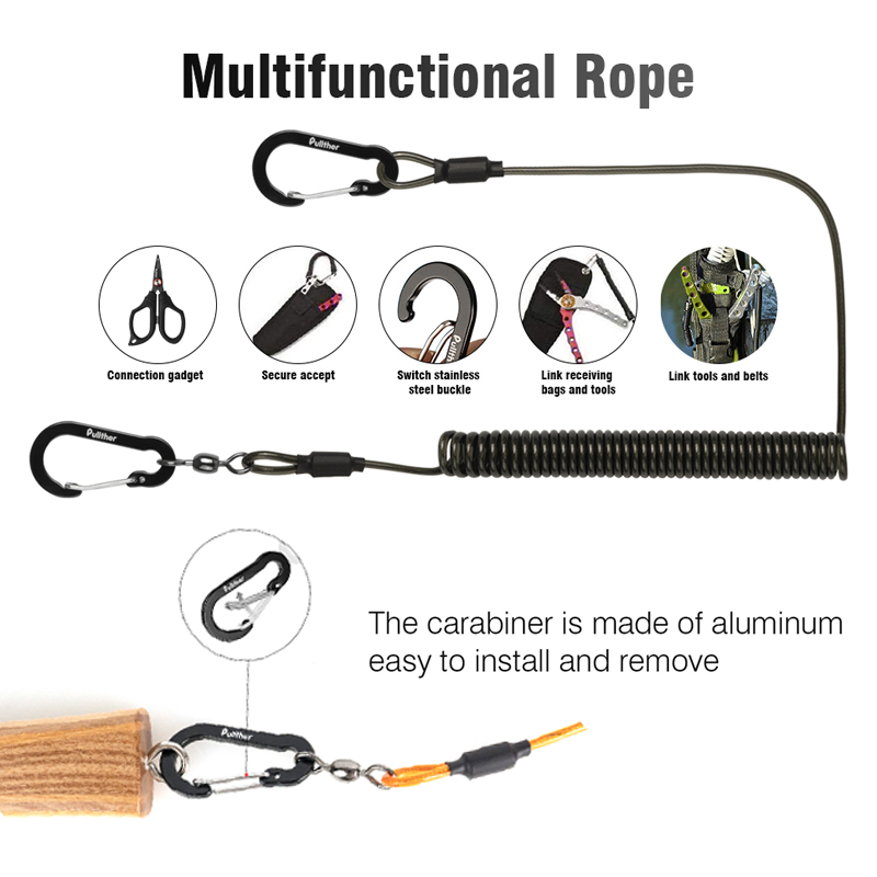 fishing tools Coiled Lanyards  - Fishing Equipment Cheap review and price