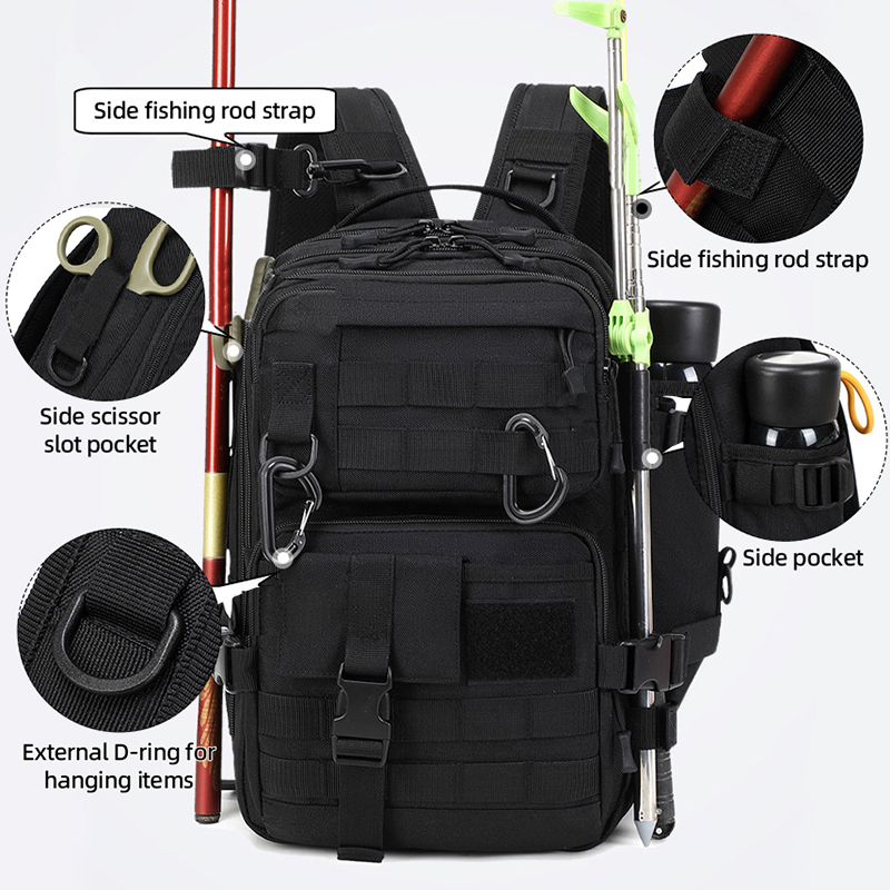 Camping Tactical Backpack Trav - Fishing Equipment Bag review and price