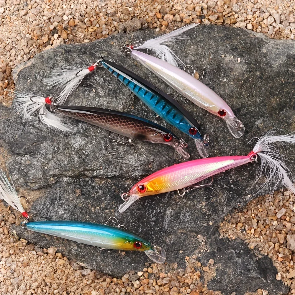 5pcs/box Laser 3D Eyes Bionic  - Fishing Equipment Carp review and price