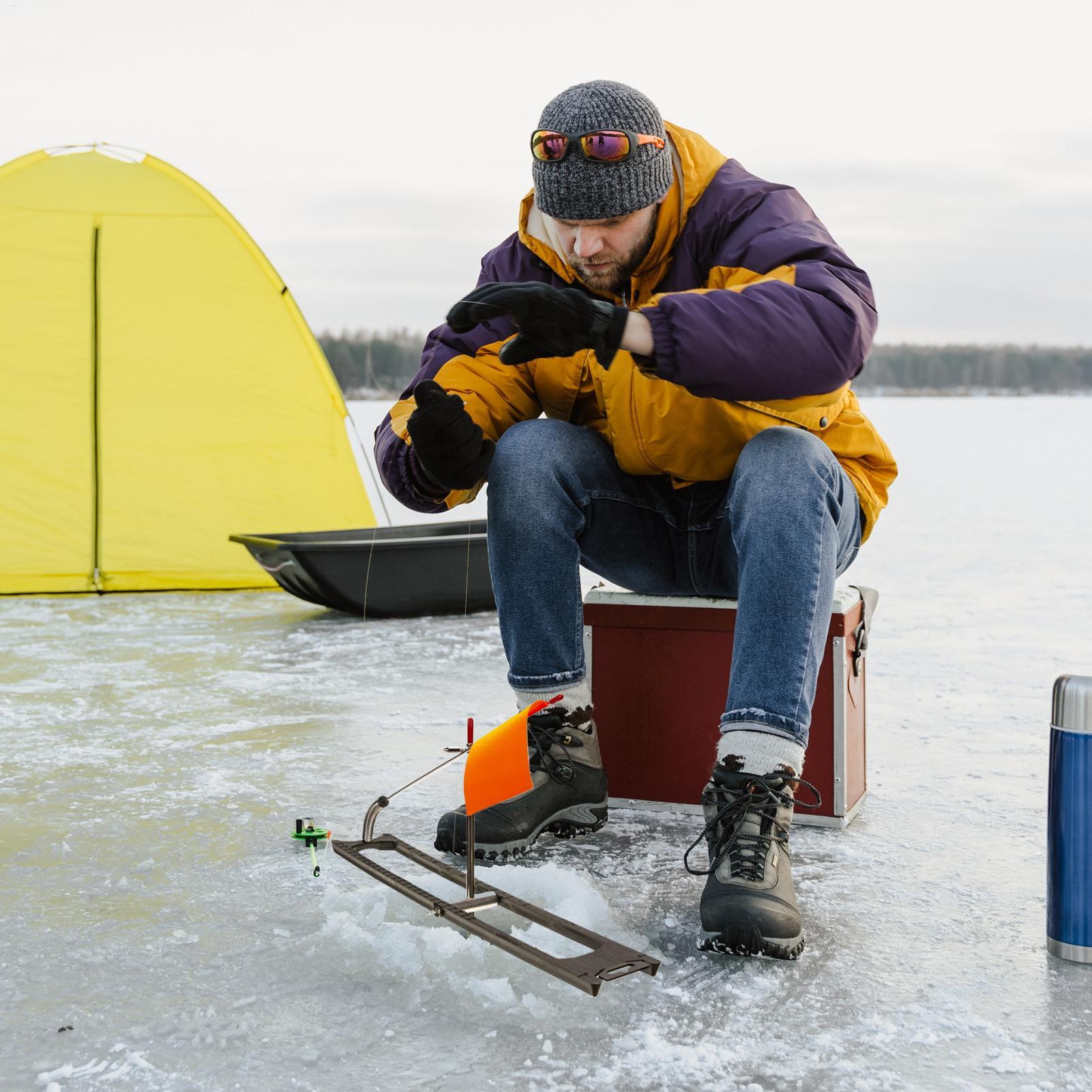 Ice Fishing Tip Up Flags Angle - Ice Fishing Tip Up review and price